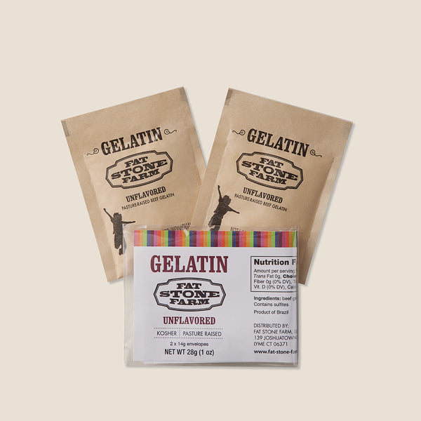 Pasture Raised Beef Gelatin Envelopes