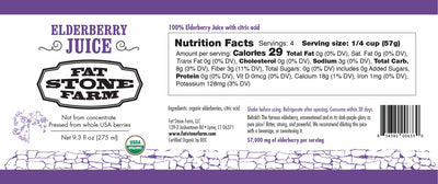 Elderberry Juice, 9.3 fl oz, organic