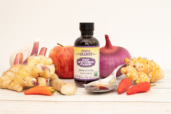 Mini Purple Granny Elderberry Fire Cider
