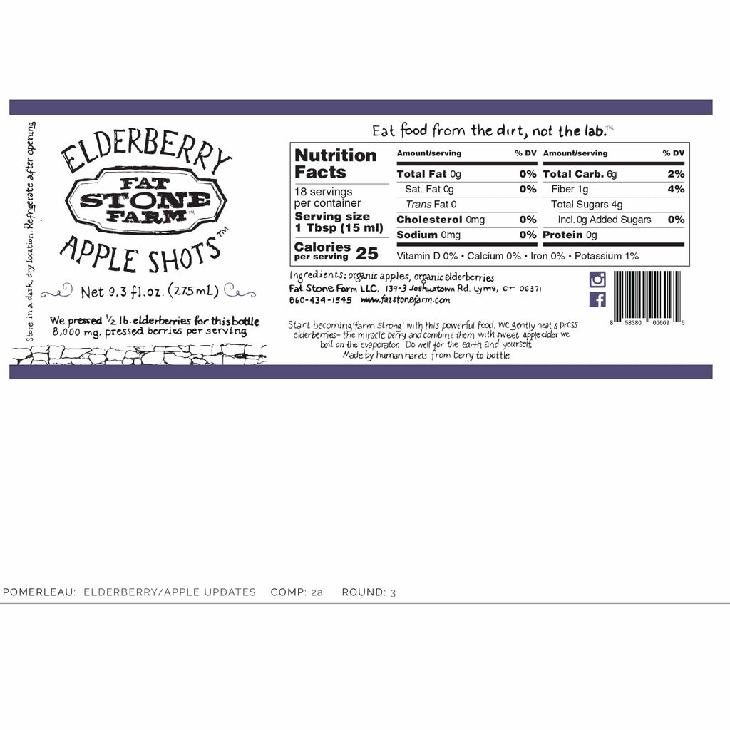 Elderberry Apple Shots