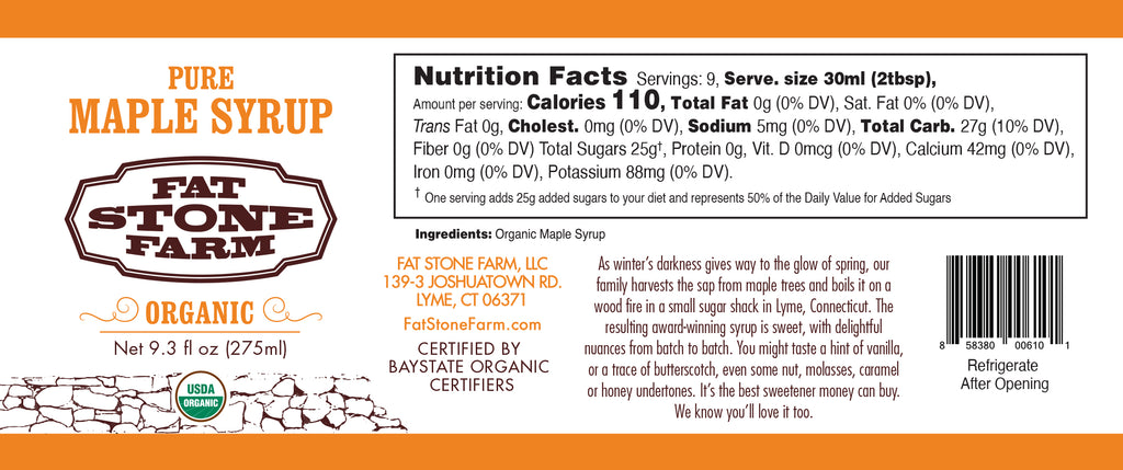 Pure Organic Maple Syrup, 6 Pack