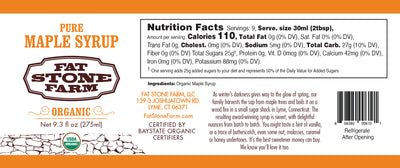 Pure Organic Maple Syrup, 6 Pack