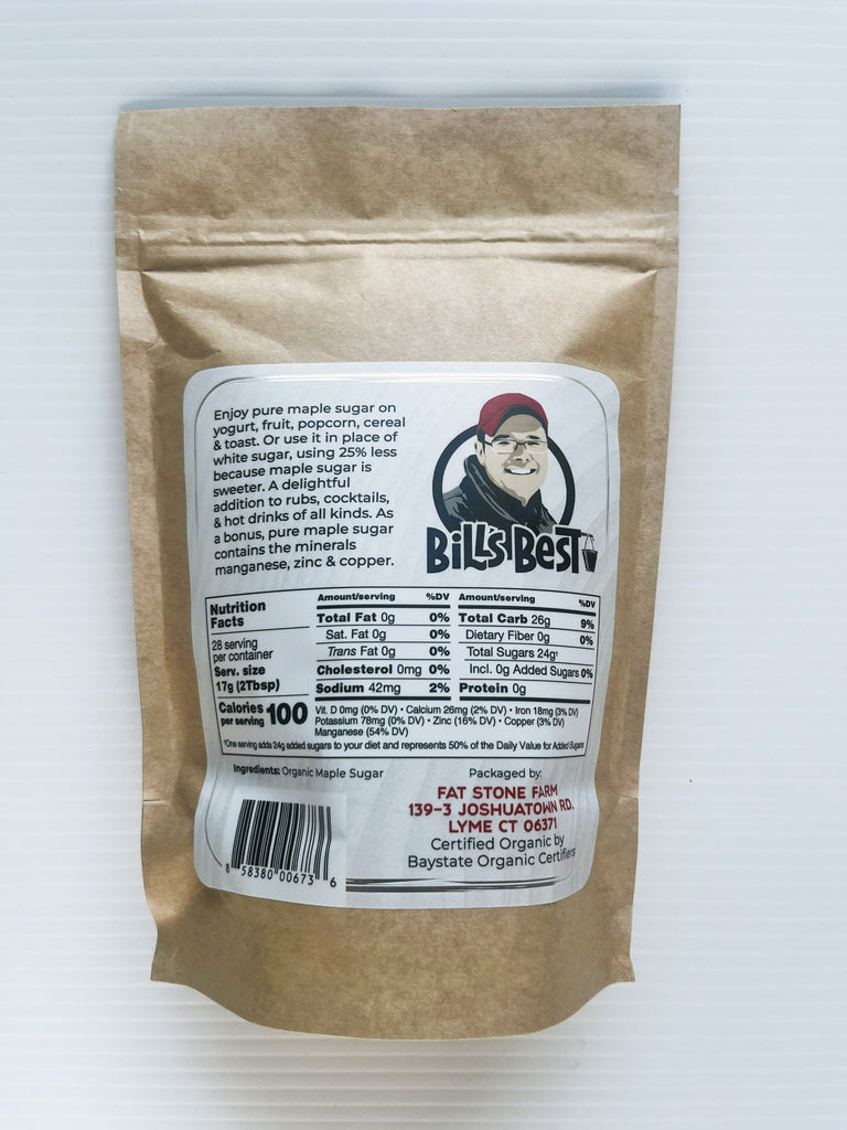 *NEW* Organic Maple Sugar, 1 lb pouch