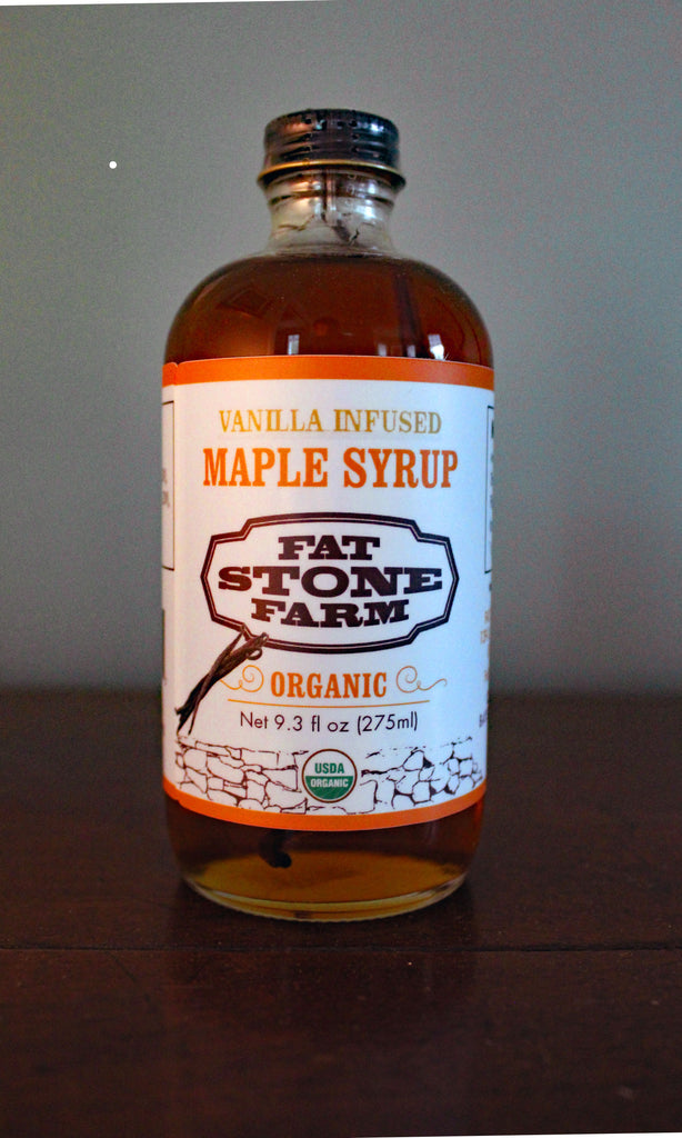 Vanilla Infused Organic Maple Syrup, 9.3 oz