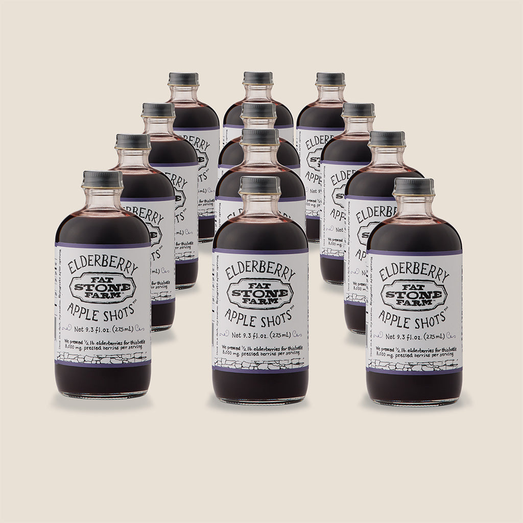 Elderberry Apple Shots, case of 12