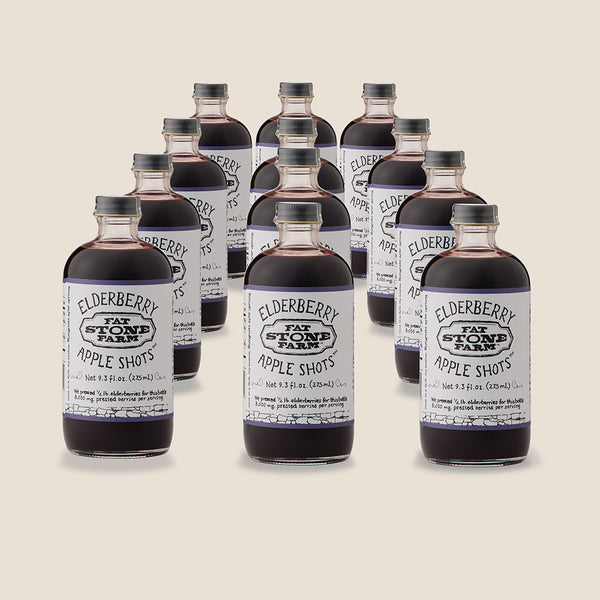 Elderberry Apple Shots, case of 12
