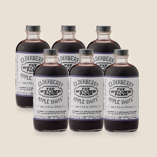 *NEW* Elderberry Apple Shots, 6 pack