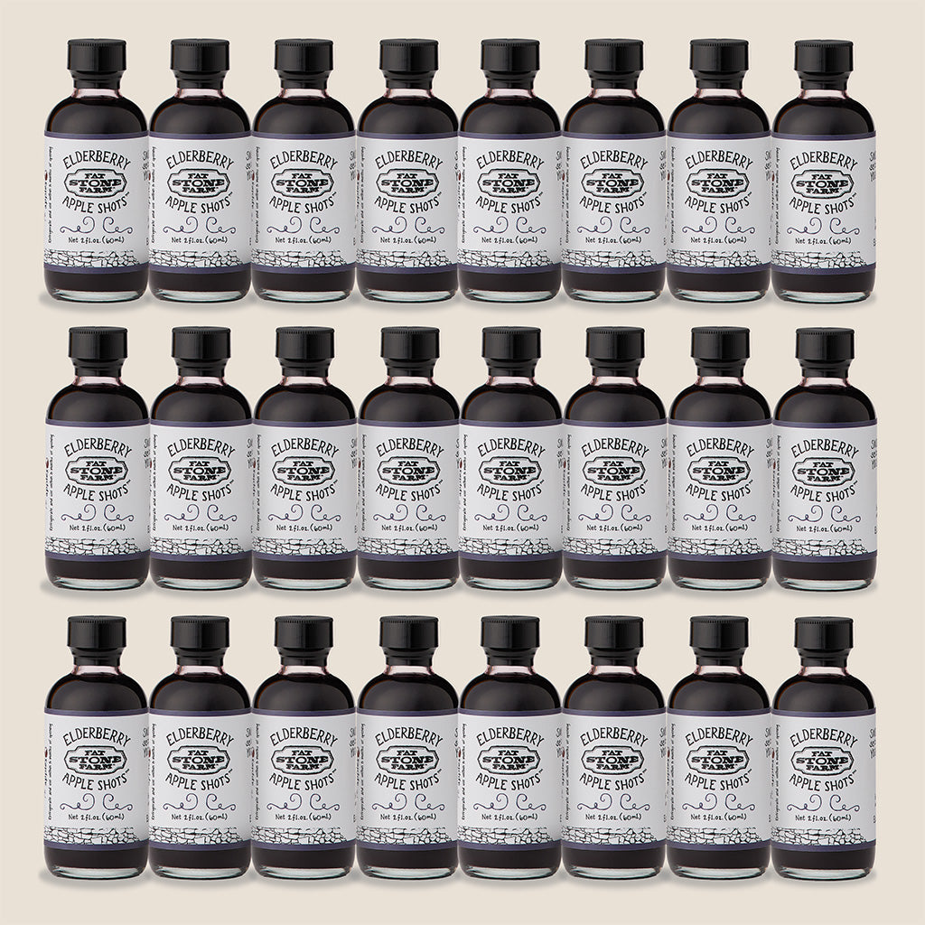 Mini Elderberry Apple Shots, case of 24