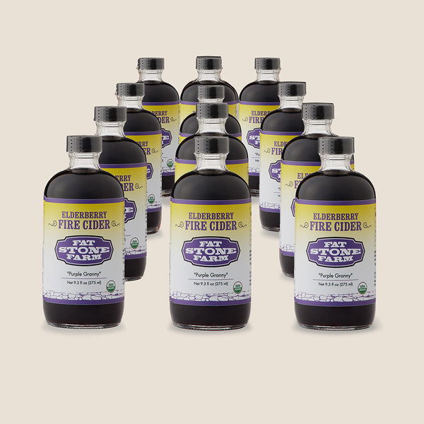 Elderberry Fire Cider, case of 12, organic