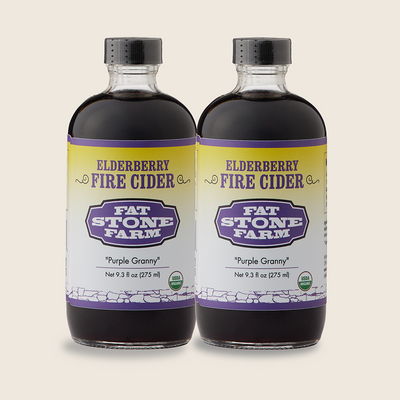 Elderberry Fire Cider, 2 pack, organic
