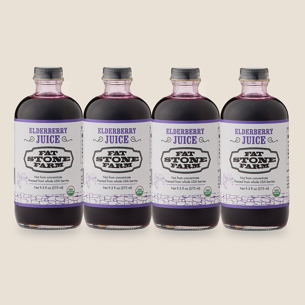 Elderberry Juice, 4 Pack, organic