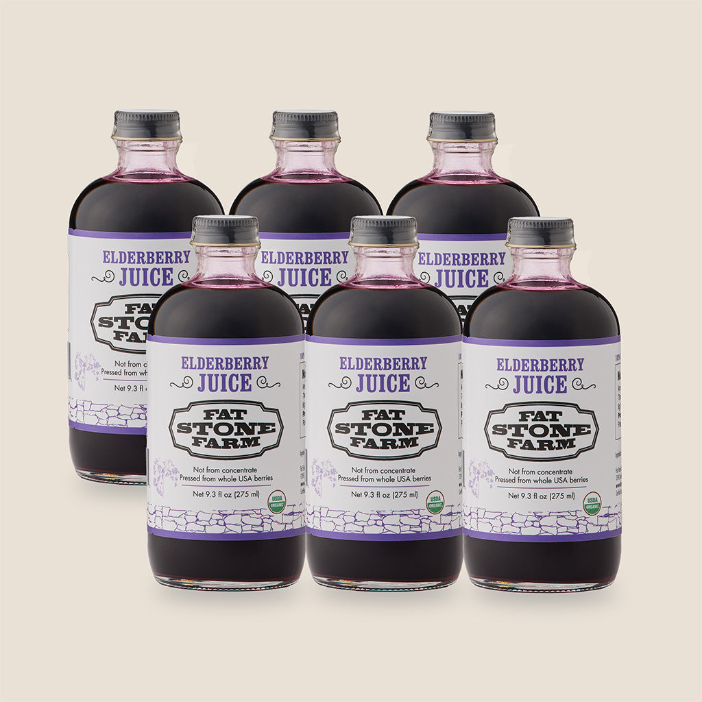 Elderberry Juice, 6-pack, Organic