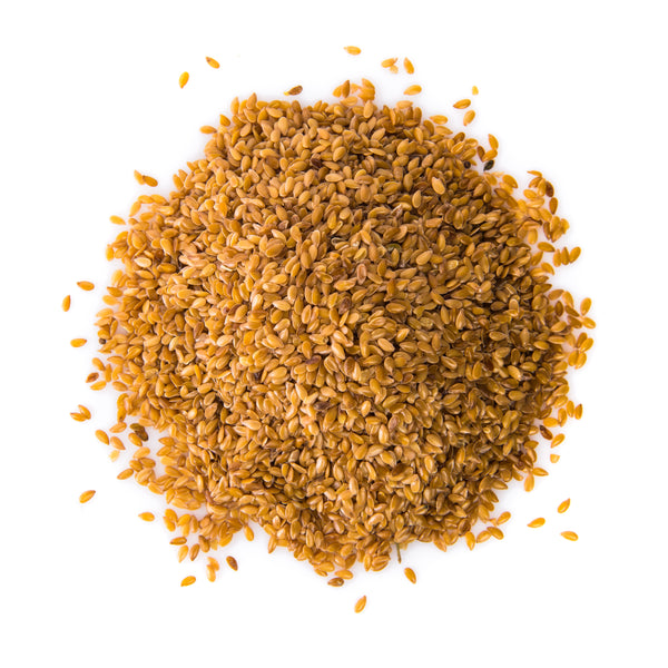Organic Golden Whole Flax Seeds - 4 lbs, Premium, Raw, Unsalted