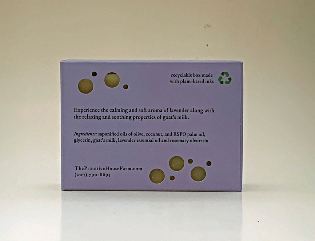Farmhouse Soap -- Lavender Goat Milk