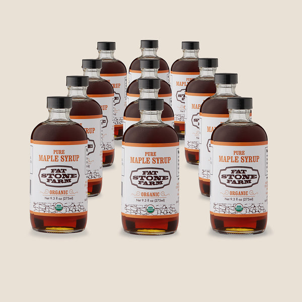Organic Maple Syrup, case of 12