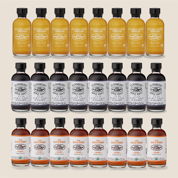 Three Pack Mini Sampler, case of 24