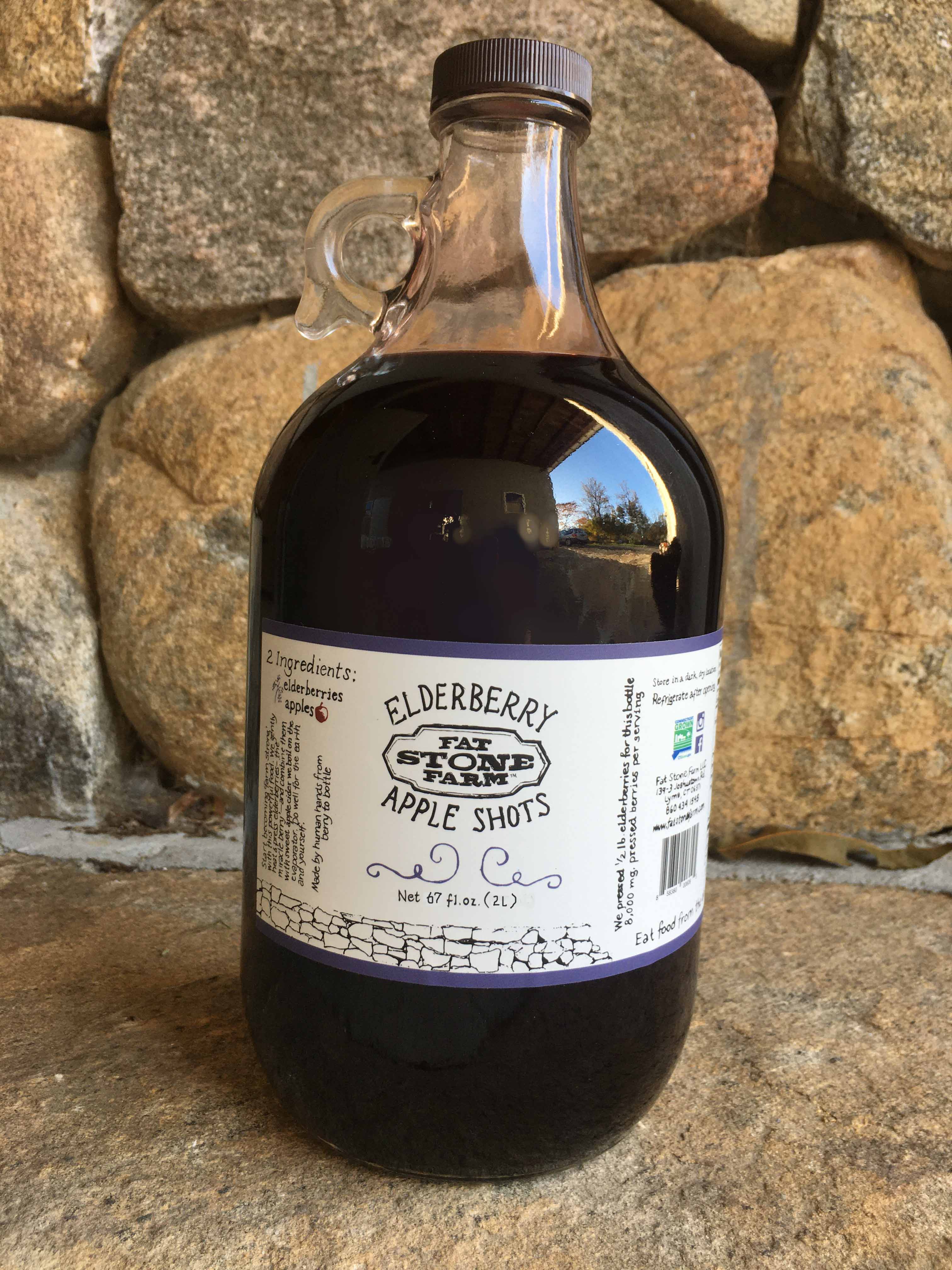 Elderberry Apple Shots, 67 oz.