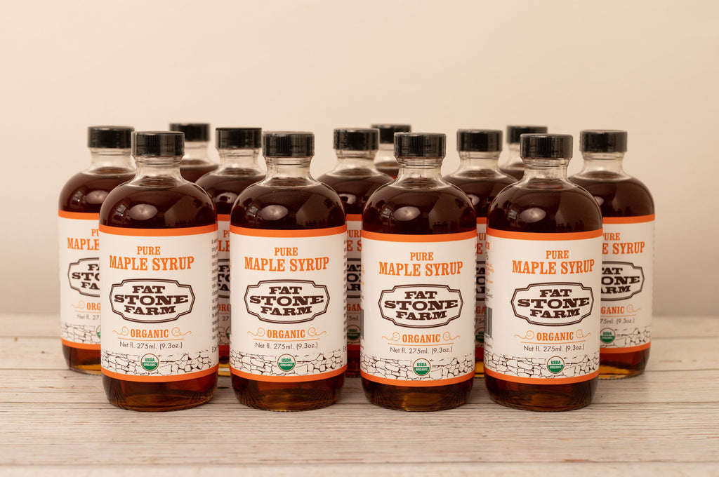 Organic Maple Syrup, case of 12