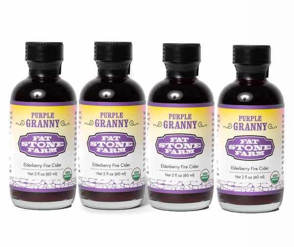 Four Pack Travel Size Purple Granny
